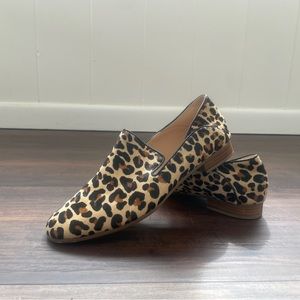 EUC Like New Clarks Pure Viola Loafer in Leopard Print